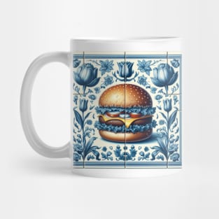 Delft Tile With Fast Food No.3 Mug